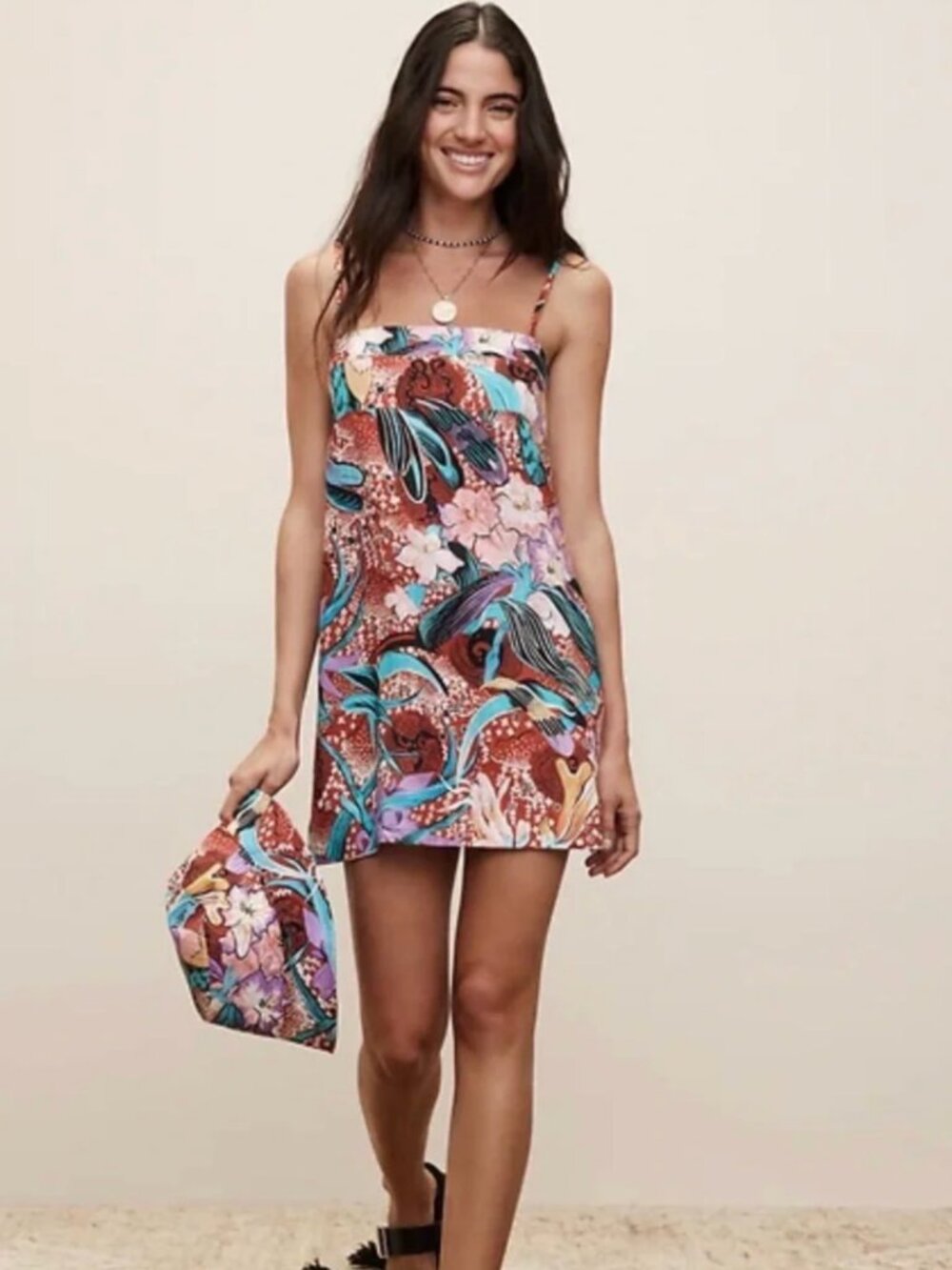 Banana Republic x The White Lotus Linen Mini Dress